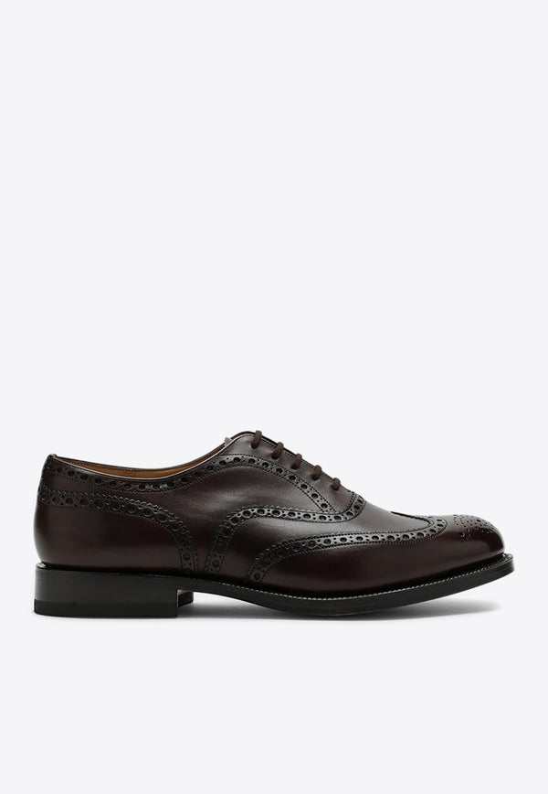 Church
s Burwood Calf Leather Brogue Shoes Brown BURWOOD9ADC/P_CHURC-F0AEV