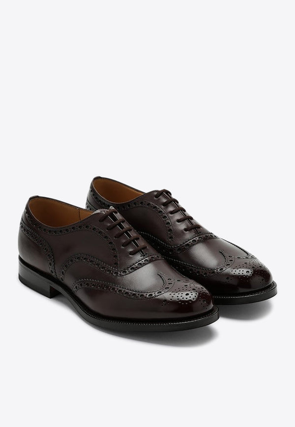 Church
s Burwood Calf Leather Brogue Shoes Brown BURWOOD9ADC/P_CHURC-F0AEV