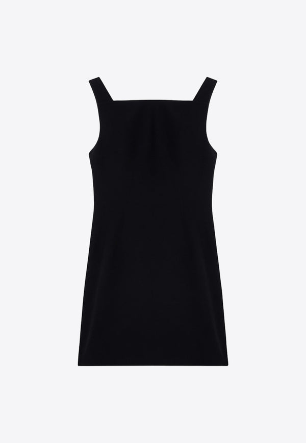 Givenchy Sleeveless Mini Dress in Crepe and Satin BW226014N6/P_GIV-001 Black