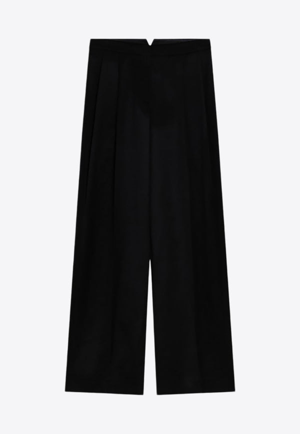 Givenchy Wool Wide-Leg Tailored Pants Black BW514Q15RE/P_GIV-001