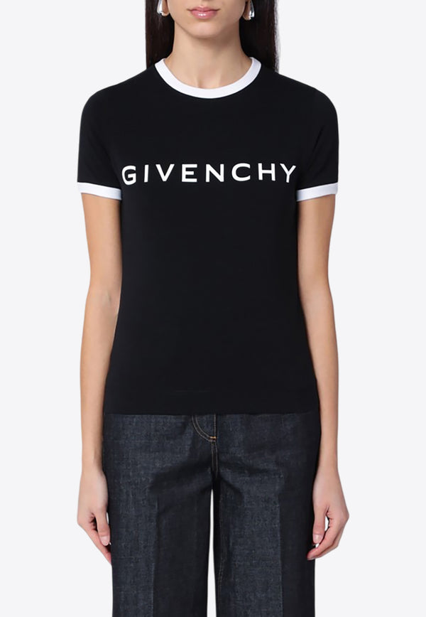 Givenchy Archetype Logo T-shirt Black BW70BF3YAC/Q_GIV-004