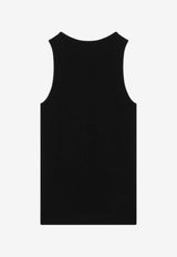 Givenchy 4G Logo Embroidered Tank Top Black BW70CH3YHY/Q_GIV-001