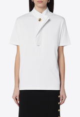 Givenchy Buttoned Collar T-shirt White BW70EW30ZP/Q_GIV-100