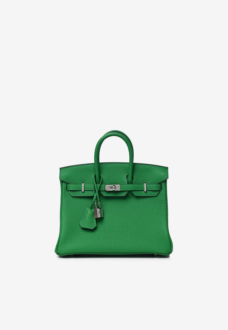 Hermès Birkin 25 in Bambou Togo Leather with Palladium Hardware