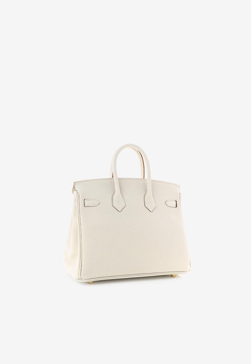 Hermès Birkin 25 in Gris Perle Togo Leather with Gold Hardware