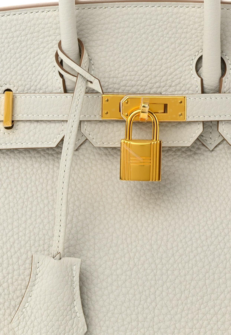 Hermès Birkin 25 in Gris Perle Togo Leather with Gold Hardware