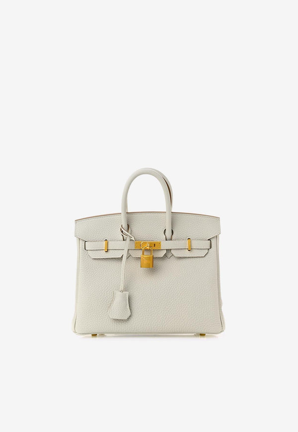 Hermès Birkin 25 in Gris Perle Togo Leather with Gold Hardware