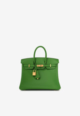 Hermès Birkin 25 in Vert Yucca Swift Leather with Gold Hardware