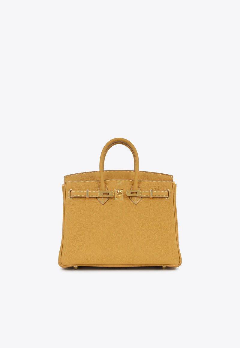 Birkin 25 in Naturel Sable Togo Leather with Gold Hardware