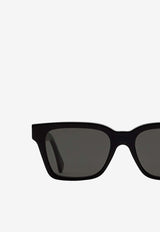 Retrosuperfuture America Square Sunglasses Gray C2N-ILTXPVC/O_SUPER-BLK