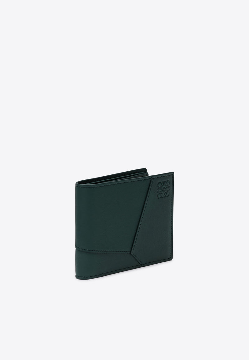 Loewe Puzzle Leather Bi-Fold Wallet Green C510302X16LE/Q_LOEW-6580