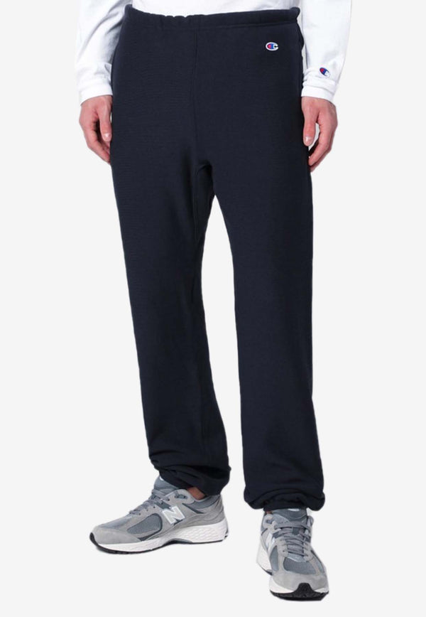 Champion Logo Patch Track Pants Blue C5A201CO/P_CHAMP-X370