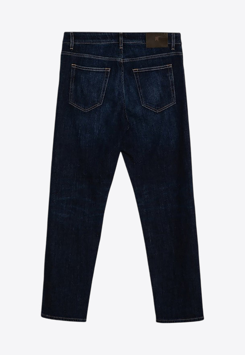 PT Torino Washed Straight Jeans Indigo C5RP05B0TX1640/P_PT01-MN14