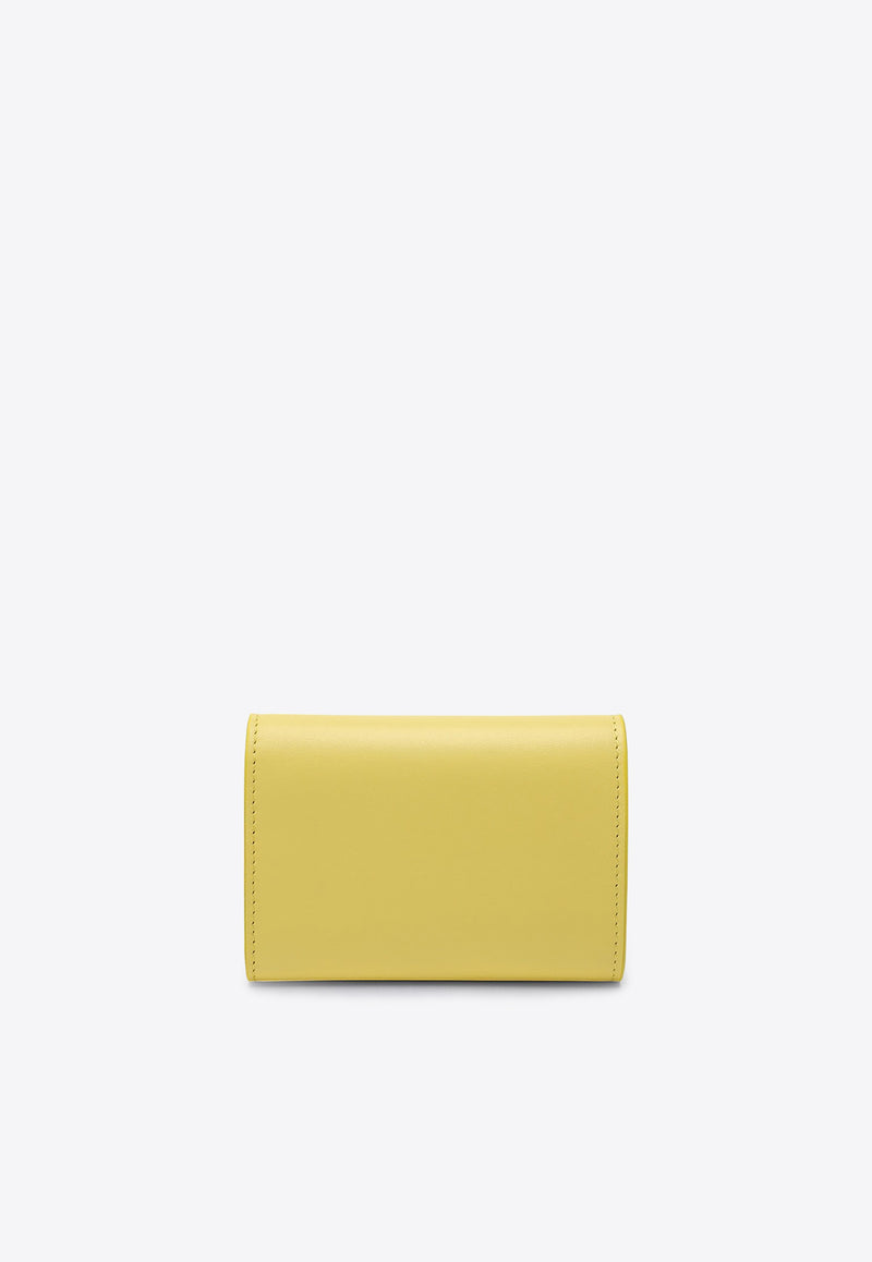 Loewe Small Anagram Pebble Leather Wallet Yellow CANBS33X01LE/P_LOEW-4407