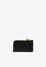 Loewe Pebble Coin Zip Leather Cardholder Black CANBZ40X01LE/Q_LOEW-1100