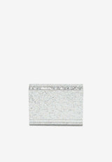 Jimmy Choo Candy Glitter-Embellished Clutch Bag CANDYCOC/Q_JIMCH-CH