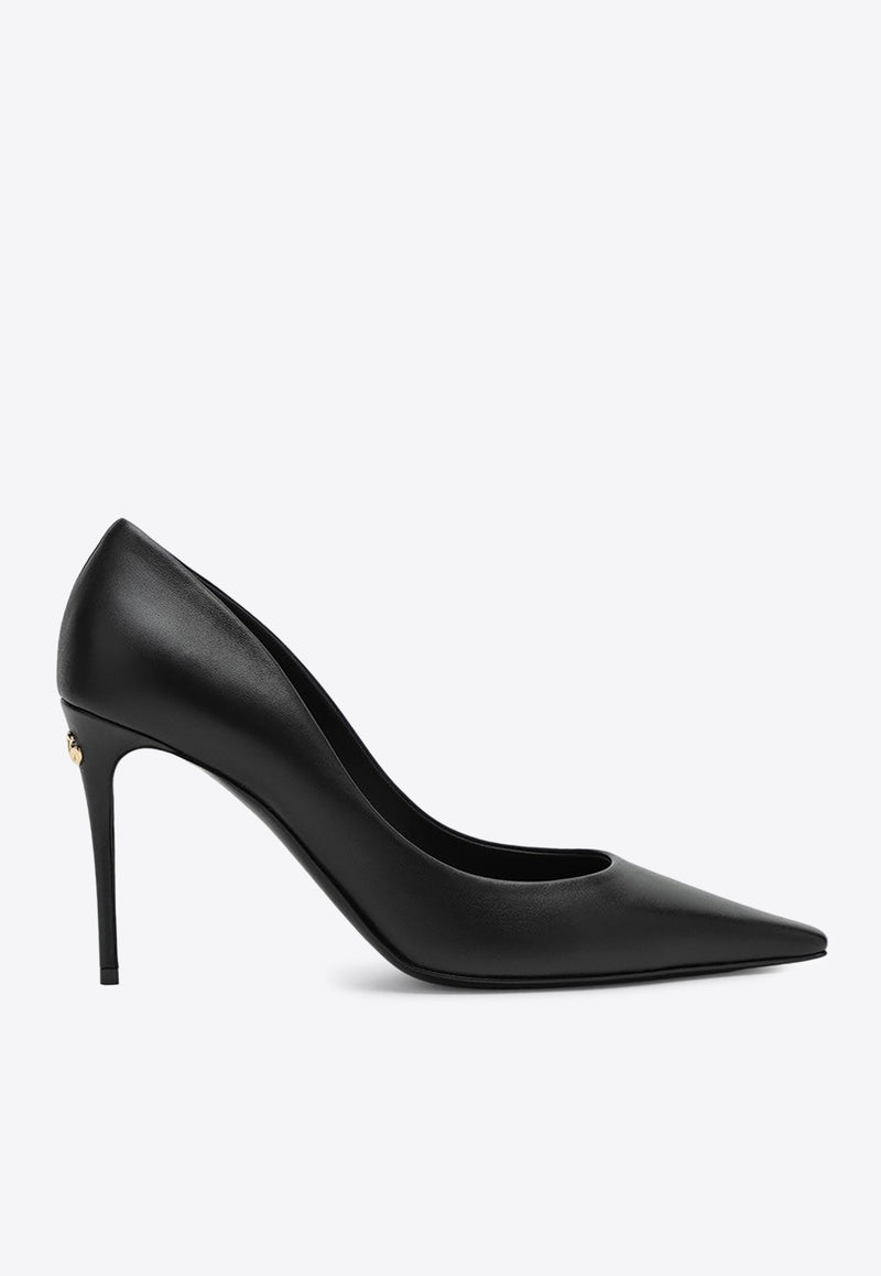 Dolce 
Gabbana 110 Leather Décolleté Pumps Black CD1882A1953/P_DOLCE-80999