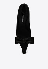 Dolce 
Gabbana Mun 105 Satin Bow Pumps Black CD1892A3I64/P_DOLCE-8B956