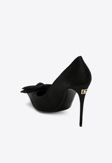 Dolce 
Gabbana Mun 105 Satin Bow Pumps Black CD1892A3I64/P_DOLCE-8B956