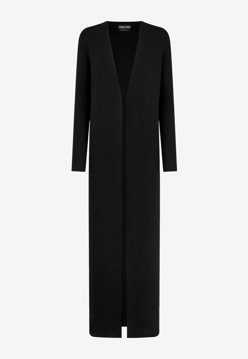 Tom Ford Cashmere and Silk Maxi Cardigan CGK005-YAX540 LB999 Black