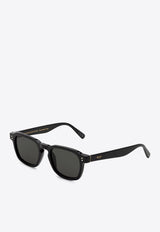 Retrosuperfuture Luce Geometric Sunglasses Gray CGO-ICZNPVC/O_SUPER-BLK