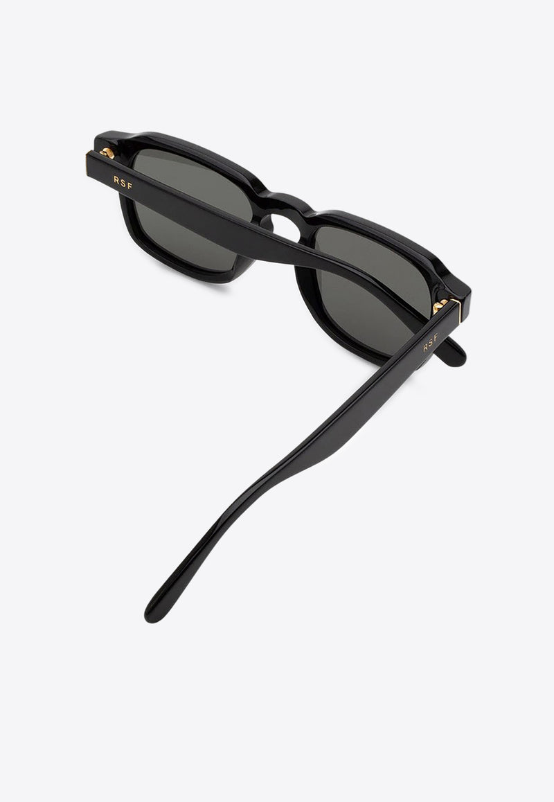 Retrosuperfuture Luce Geometric Sunglasses Gray CGO-ICZNPVC/O_SUPER-BLK