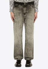 Balmain Degrade Washed-Out Straight-Leg Jeans CH1MI065DE01/O_BALMA-9FK