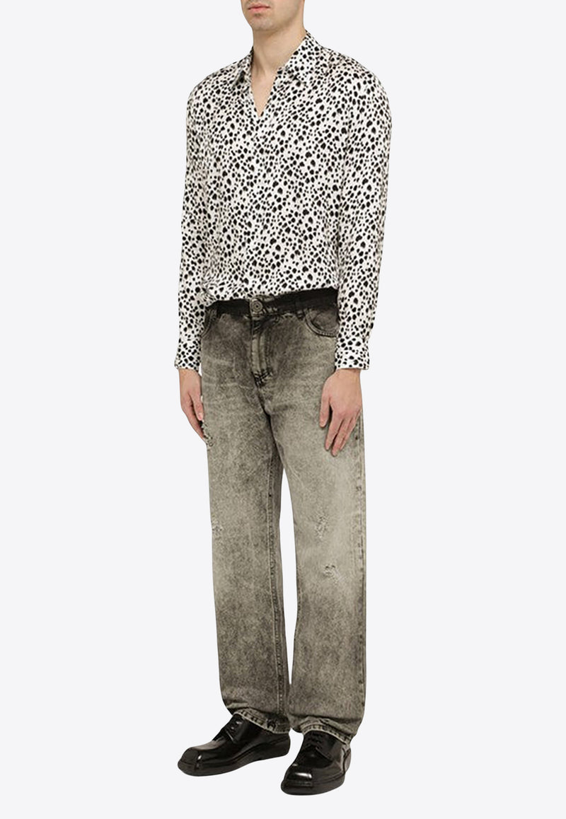 Balmain Degrade Washed-Out Straight-Leg Jeans CH1MI065DE01/O_BALMA-9FK