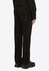 Balmain Logo-Embroidered Straight-Leg Jeans CH1MI070DD96/O_BALMA-0PA