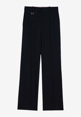 Chloé Straight-Leg Tailored Pants Blue CH24APA29063/P_CHLOE-49Z