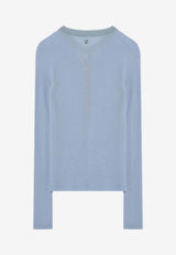 Chloé Wool Crewneck Buttoned Top CH24WMP51667/Q_CHLOE-459