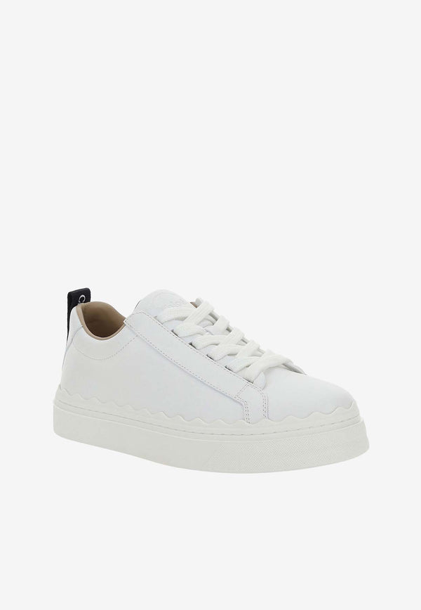 Chloé Lauren Low-Top Sneakers CHC19S10842101 WHITE