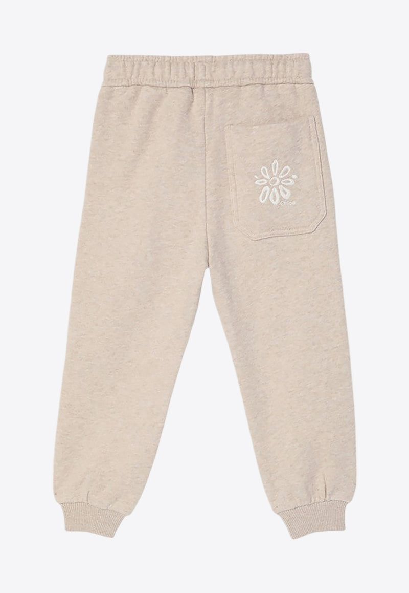 Chloé Kids Girls Embroidered Logo Track Pants CHC20226-BCO/P_CHLOE-C03 CHC20226-BCO/P_CHLOE-C03_621-8