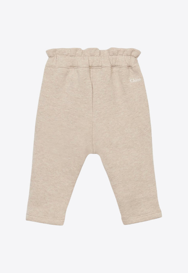 Chloé Kids Babies Embroidered Logo Pants CHC20301-ACO/P_CHLOE-C03 CHC20301-ACO/P_CHLOE-C03_622-12