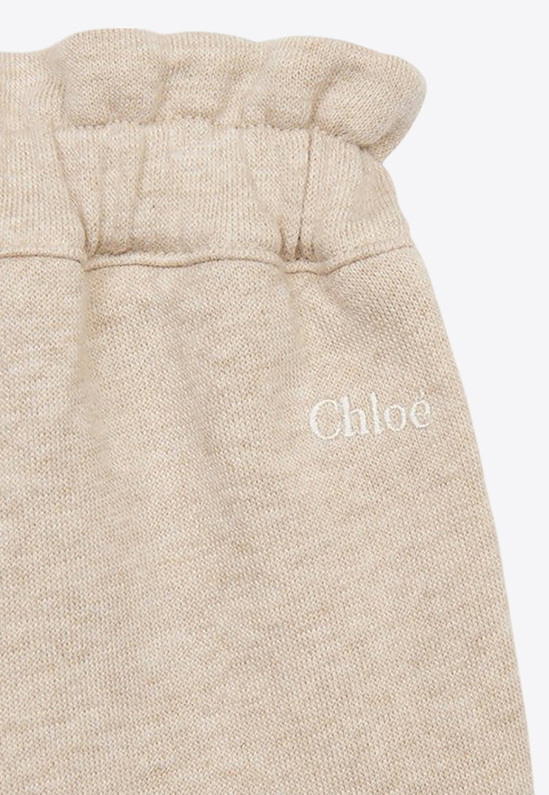 Chloé Kids Babies Embroidered Logo Pants CHC20301-ACO/P_CHLOE-C03 CHC20301-ACO/P_CHLOE-C03_622-12