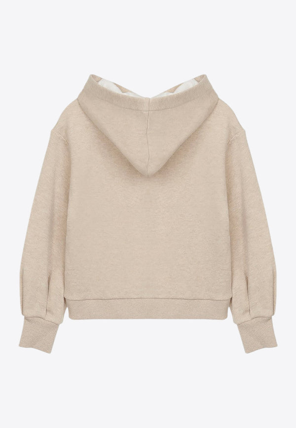 Chloé Kids Girls Embroidered Hooded Sweatshirt CHC20357-BCO/P_CHLOE-C03 CHC20357-BCO/P_CHLOE-C03_621-6