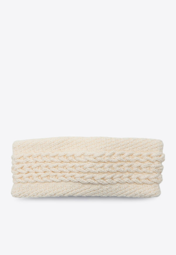 Chloé Kids Baby Girls Crochet Knit Logo Headband CHC20375CO/P_CHLOE-148 CHC20375CO/P_CHLOE-148_623-T1