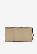 Chloé Mini Alphabet Tri-Fold Wallet Beige CHC21WP946F57/P_CHLOE-24Q