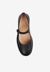 Chloé Rubie Ballet Flats in Leather CHC23A880DM001 BLACK