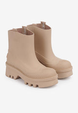 Chloé Raina Rain Boots CHC23A904FP26G BEIGE ROSE