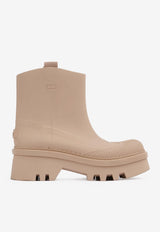 Chloé Raina Rain Boots CHC23A904FP26G BEIGE ROSE