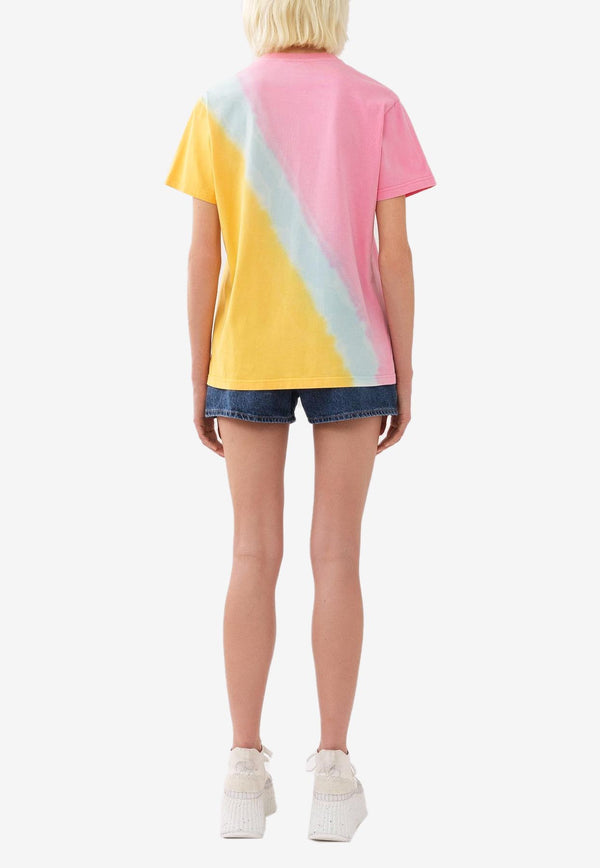 Chloé Logo Print T-shirt CHC23AJH011816ZA MULTICOLOR PINK 1