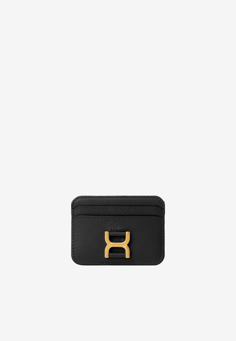 Chloé Marcie Leather Cardholder CHC23AP096I31001 BLACK