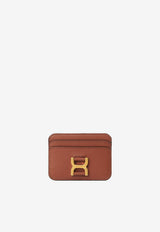 Chloé Marcie Leather Cardholder CHC23AP096I3125M TAN