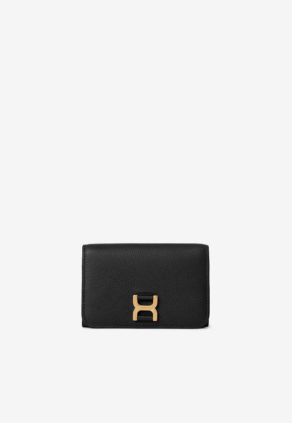 Chloé Medium Marcie Compact Wallet CHC23AP097I31001 BLACK