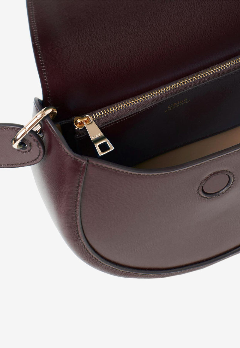 Chloé Small Arlène Crossbody Bag CHC23AS141J3855P DEEP VIOLINE