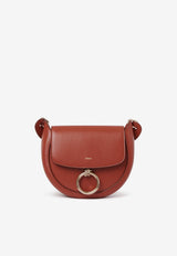 Chloé Small Arlène Crossbody Bag CHC23AS141J38845 AUTUMN LEAF Brown