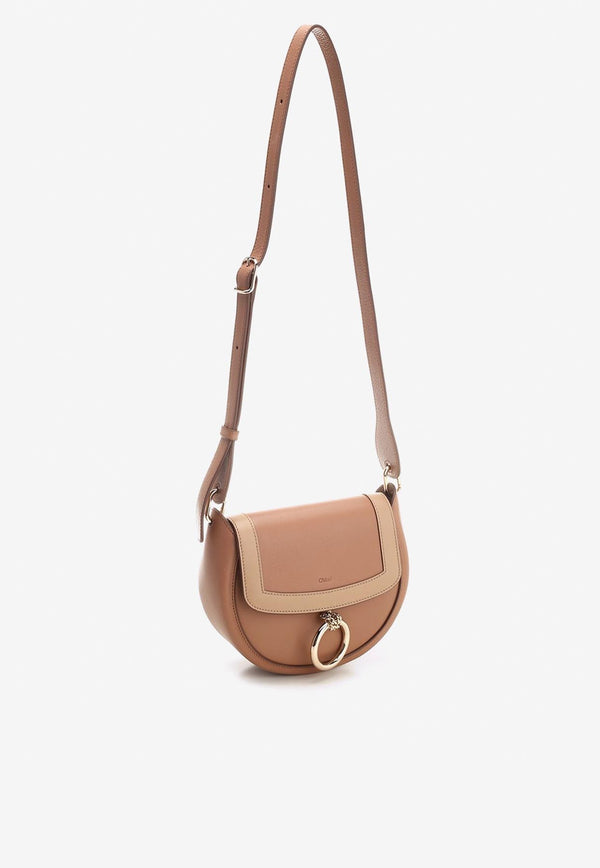 Chloé Small Arlène Crossbody Bag CHC23AS141K58527 WOODROSE Beige