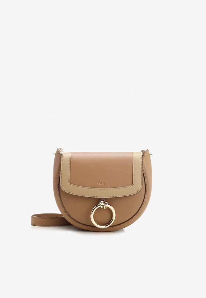 Chloé Small Arlène Crossbody Bag CHC23AS141K58527 WOODROSE Beige