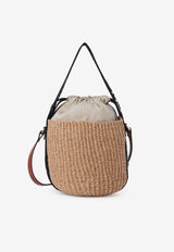 Chloé Small Woody Basket Bag CHC23AS381L18915 BLACK - BEIGE 1